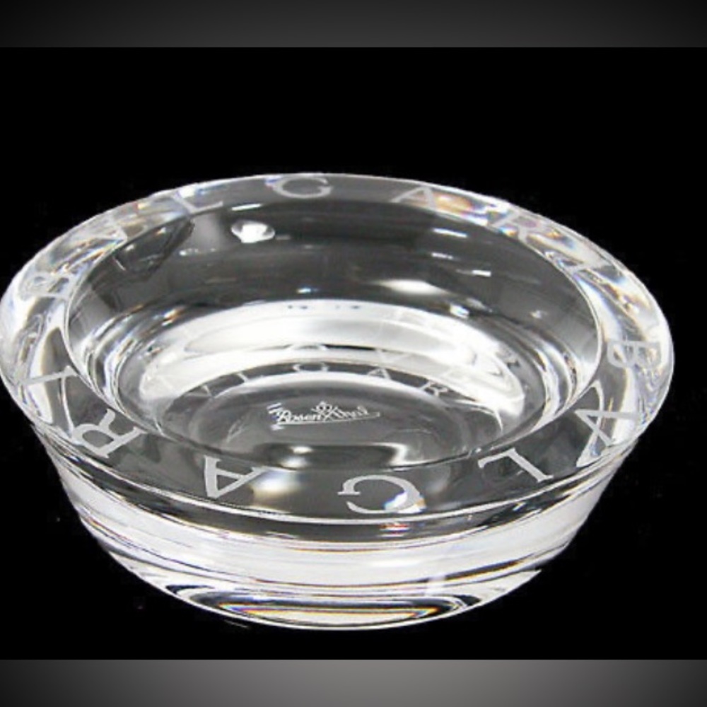 Bvlgari Crystal Ashtray by Rosenthal